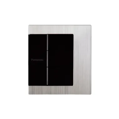 Bộ 3 công tắc có đèn báo GenX chuẩn BS Panasonic WTFBP53572S-1-G