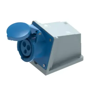 Ổ cắm gắn âm dạng thẳng 125A-3P- 230V- 6H-IP67 Nanoco NIS343-6