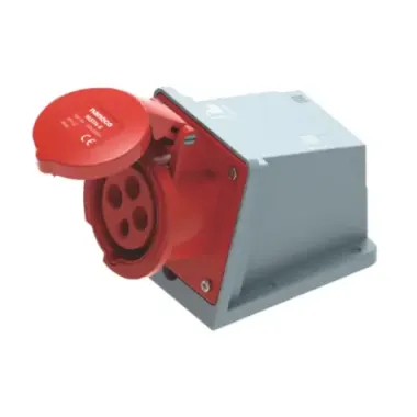 Ổ cắm gắn âm dạng nghiêng 32A-3P- 230V- 6H-IP44 Nanoco NIS423-6