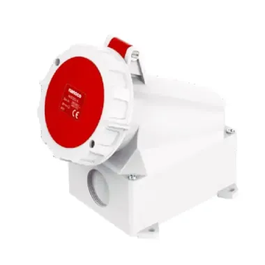 Ổ cắm gắn nổi 32A-5P- 400V- 6H-IP67 Nanoco NIS1252-6