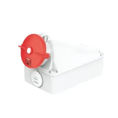 Ổ cắm gắn nổi 125A-4P- 400V- 6H-IP67 Nanoco NIS144-6