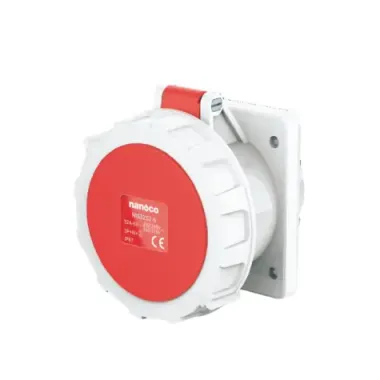 Ổ cắm gắn âm dạng thẳng 32A-5P- 400V- 6H-IP67 Nanoco NIS3252-6