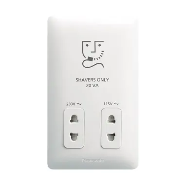 Ổ cắm chuyên dùng cho máy cạo râu Panasonic WSBC9120SW-VN