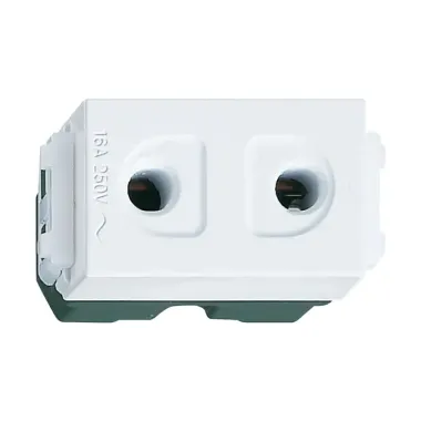 Ổ cắm đơn dùng cho phích cắm tròn 250VAC-16A Panasonic WEG1090SW