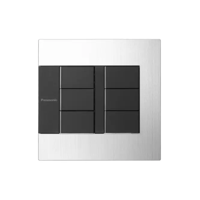 Bộ 6 công tắc có đèn báo GenX Panasonic WTEGP56572S-1-G