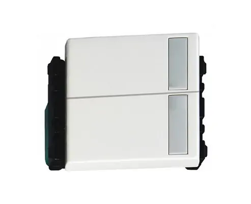 Công tắc đôi 2 chiều màu trắng, dùng với mặt 3 Panasonic WEC5542-7SW