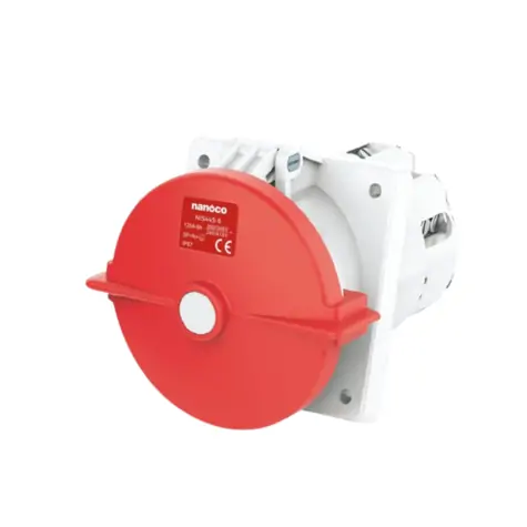 Ổ cắm gắn âm dạng nghiêng 125A-5P- 400V- 6H-IP67 Nanoco NIS445-6