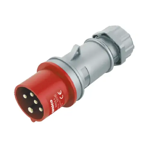 Phích cắm di động 16A-5P- 400V- 6H-IP44 Nanoco NIP015-6