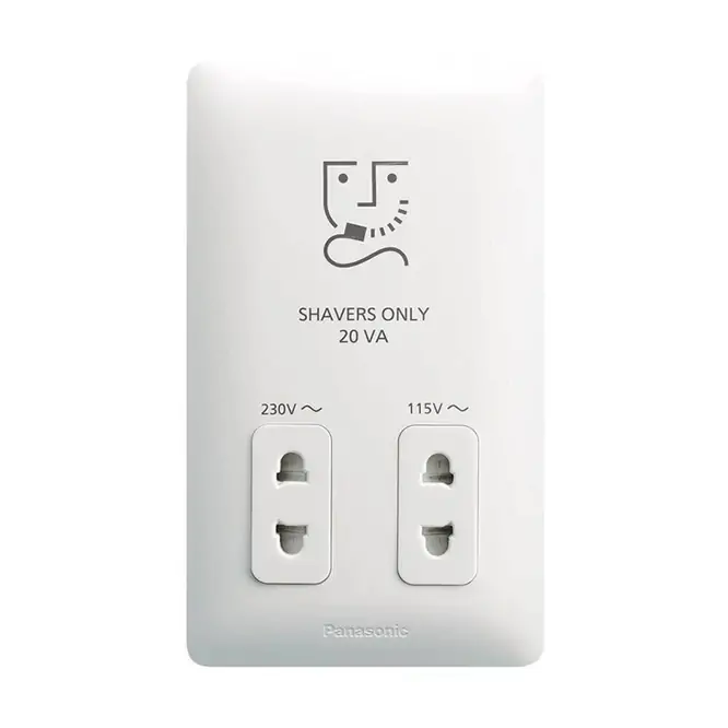 Ổ cắm chuyên dùng cho máy cạo râu Panasonic WSBC9120SW-VN