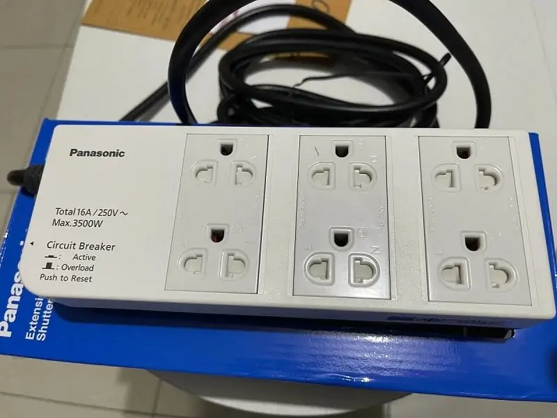 Ổ CẮM CÓ DÂY PANASONIC WCHG28352