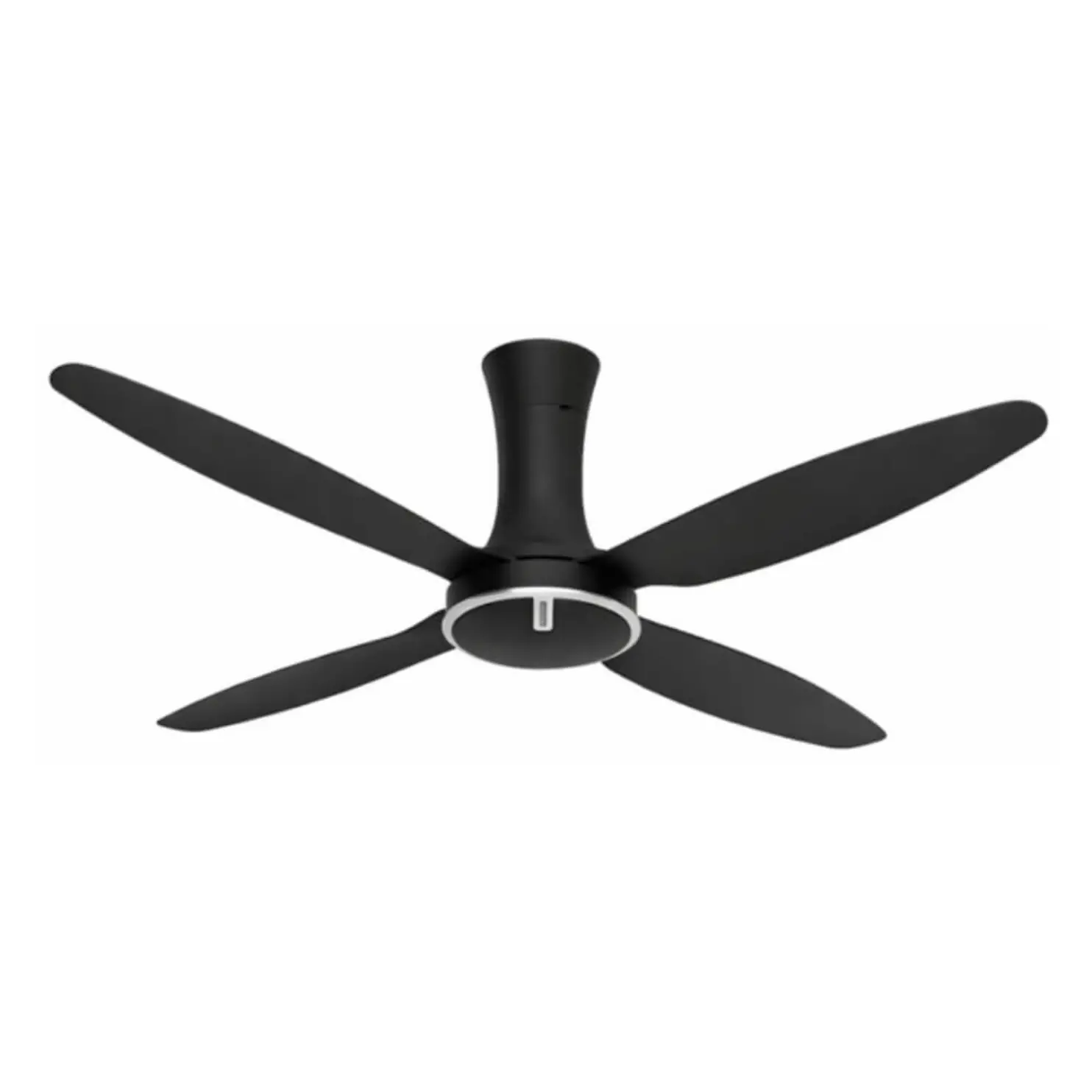 Quạt trần Nanoco 4 cánh DC màu đen ty 23cm, điều khiển từ xa NCF6041-KS 