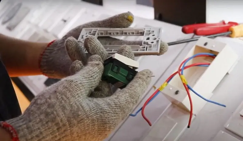 sơ đồ đấu d&acirc;y ổ cắm Panasonic